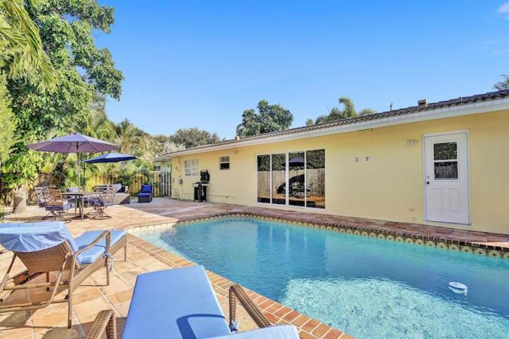 Beautiful 4 Bedrooms/Pool/Walk To Beach Deerfield Beach Dış mekan fotoğraf